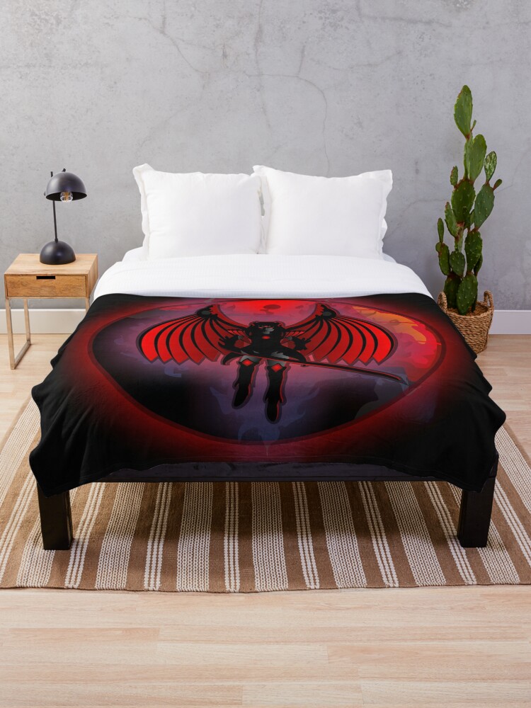 Dark rose throw discount blanket