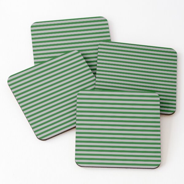 Item preview, Green and Silver House Color Stripes School of Wizardy designed and sold by Feeling Artsy.