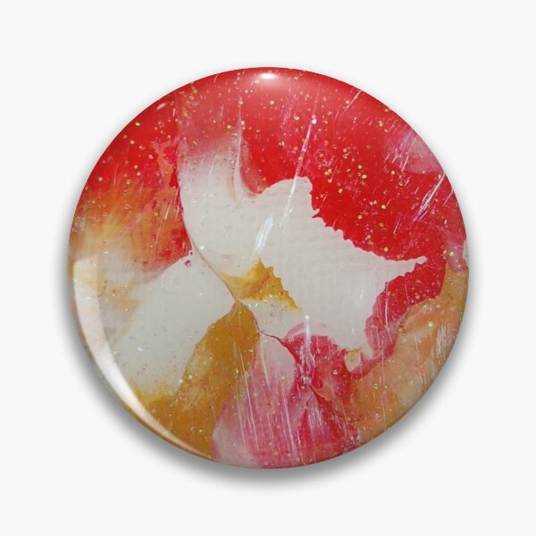 Item preview, Red, Gold, & White Pour designed and sold by Pamela Walters.