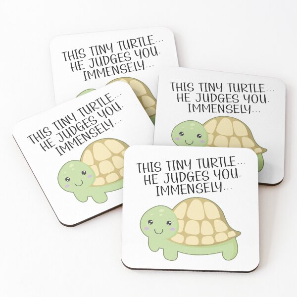Item preview, This Little Turtle He Judges You Immensely designed and sold by Mo-2000.