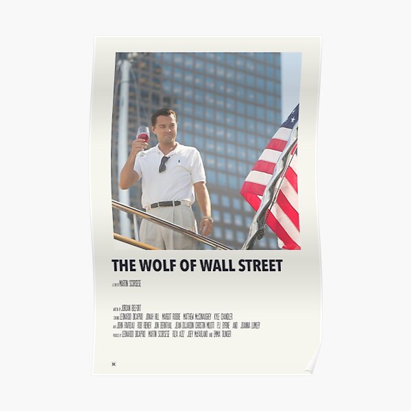 le loup de Wall Street Poster