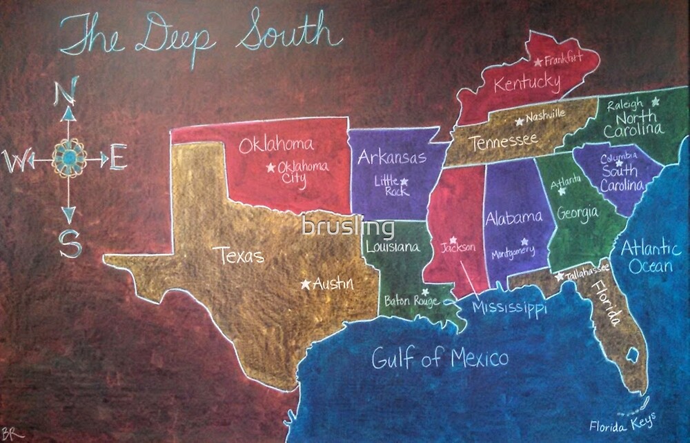 "The Deep South" by brusling Redbubble