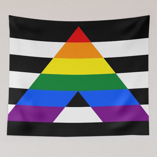 Item preview, Straight ally flag designed and sold by DotorEaon.