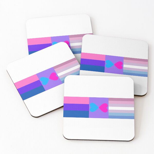 Item preview, Bisexual and Bigender Couple Flag Blue and Pink designed and sold by Derians.