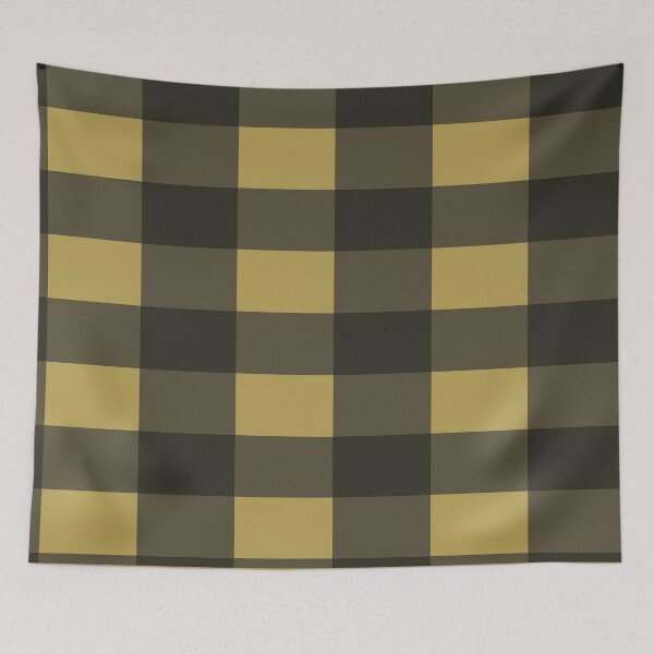Item preview, Tartán de búfalo marrón y negro designed and sold by MLD112.