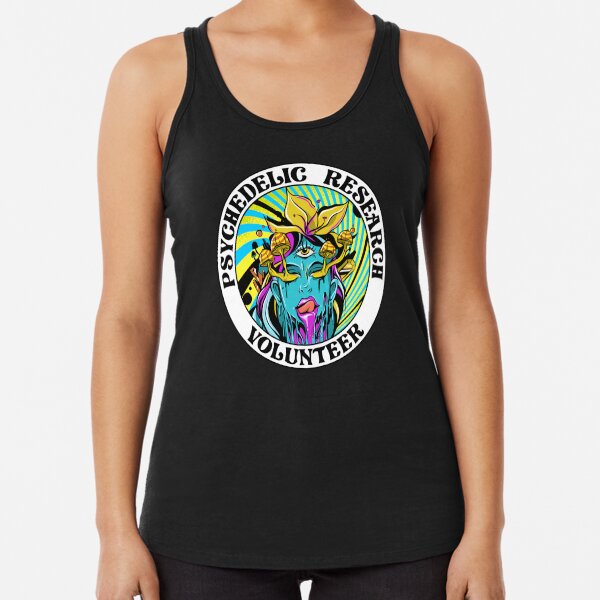 Psychedelic Research Volunteer Racerback Tank Top