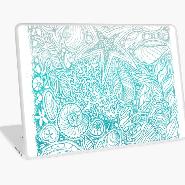 The pastel Beach Laptop Skin