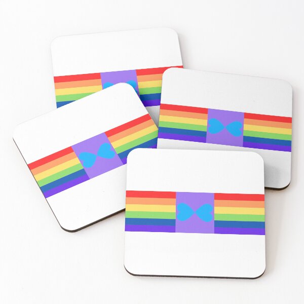 Item preview, Pride Couple Pride Flag Blue designed and sold by Derians.