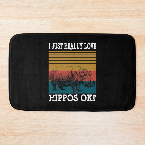 Artikelvorschau, Ich liebe Hippos einfach wirklich ok? entworfen und verkauft von Cute Pawz.