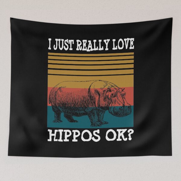 Artikelvorschau, Ich liebe Hippos einfach wirklich ok? entworfen und verkauft von Cute  Pawz.