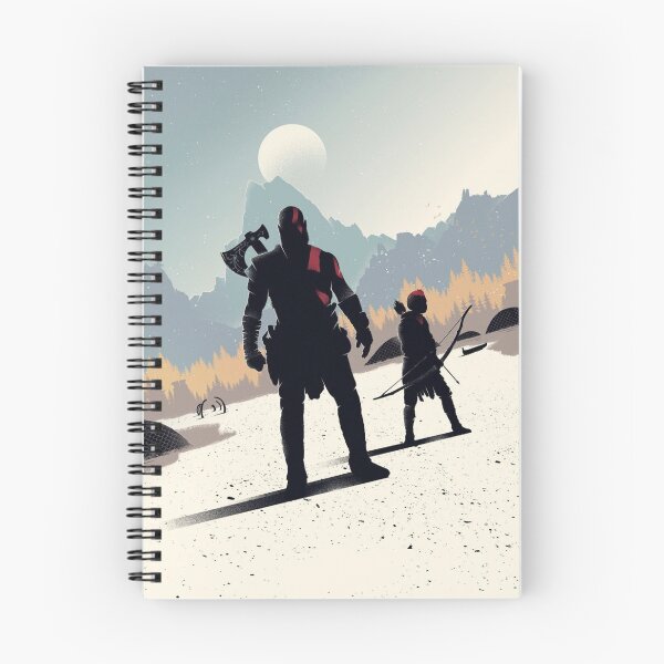 Item preview, God of War Game Poster Wall Art - Kratos - Atreus designed and sold by BurmaStudioArt.