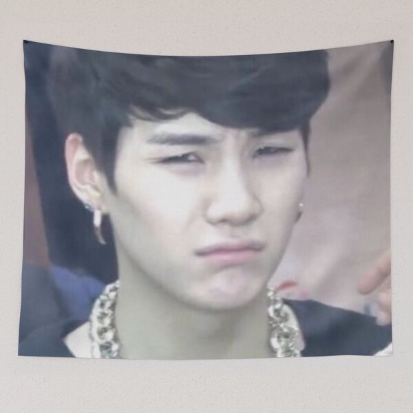 Item preview, yoongi confused meme designed and sold by icxonic.