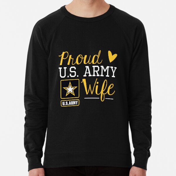 Army wife hoodie sale