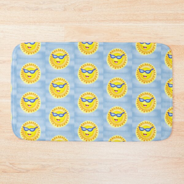 Item preview, Cartoon summer sun wearing sunglasses  designed and sold by KatyChristoff.