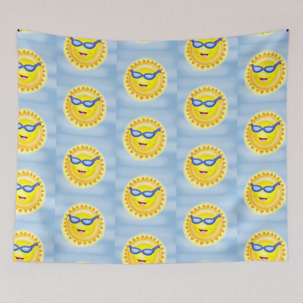 Item preview, Cartoon summer sun wearing sunglasses  designed and sold by KatyChristoff.