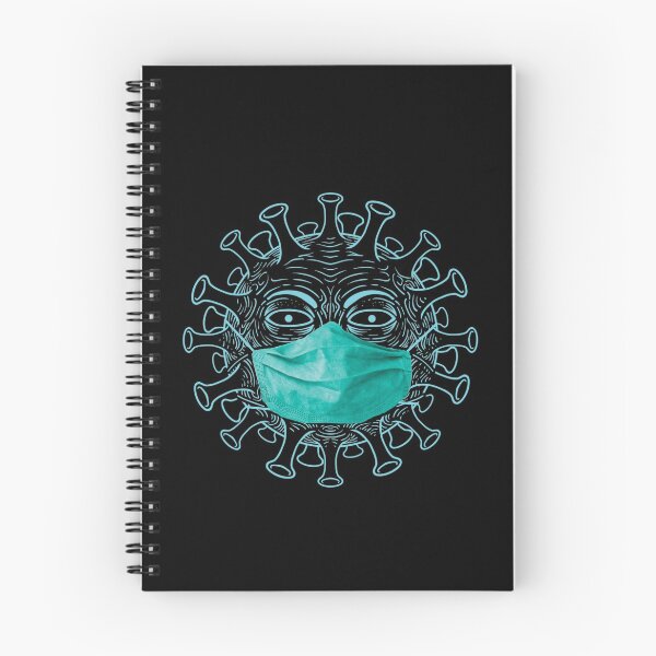 Item preview, Virus Wearing a Face Mask - Humor designed and sold by ColorfulMystic.