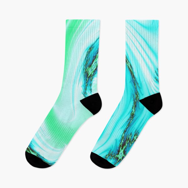 Item preview, Crazy Aqua Swirling Waves | Splash of Colour designed and sold by JillyJ05.