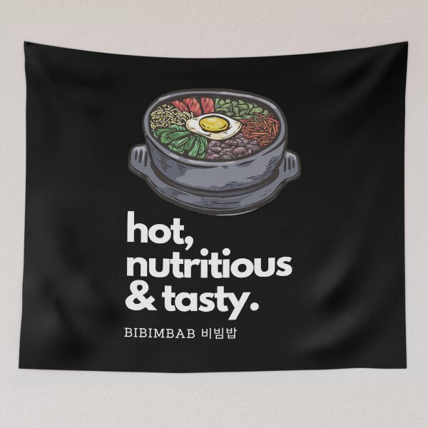 Item preview, hot, nutritious & tasty. Bibimbab 비빔밥 designed and sold by K-LetterCo.