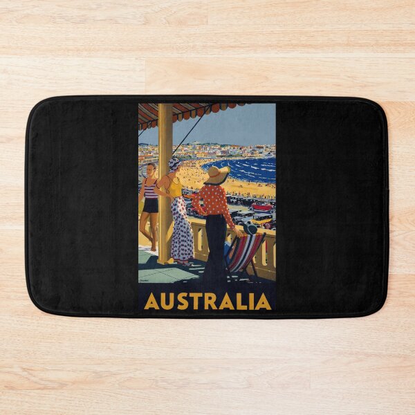 Item preview, retro classic Australia poster designed and sold by CorasPosters.