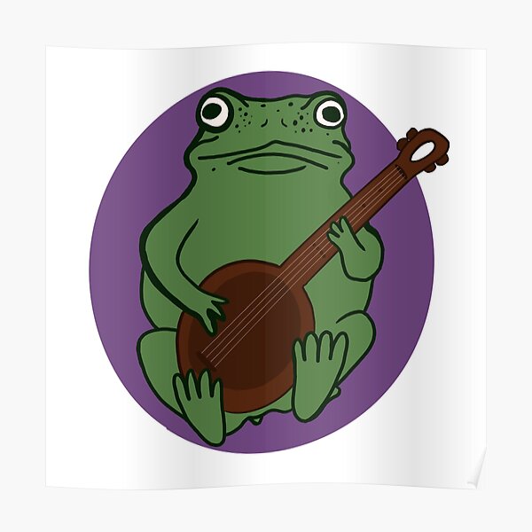 Banjo Frog Posters | Redbubble