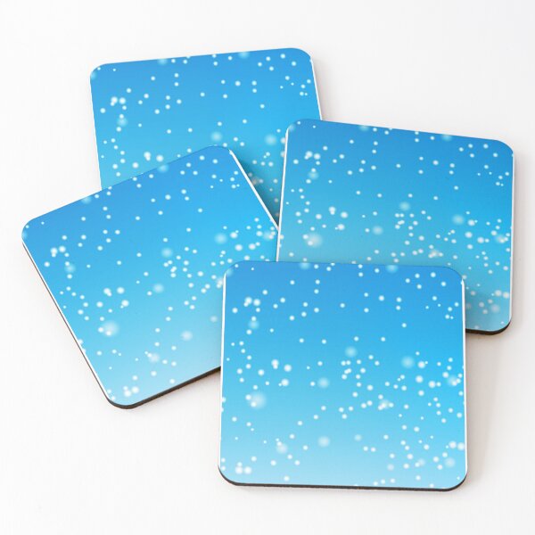 Artikelvorschau, Blaues Schneemuster entworfen und verkauft von universewitness.