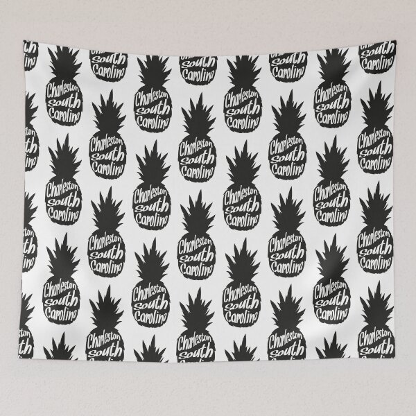 Item preview, Charleston Pineapple - black designed and sold by StephyCreative.