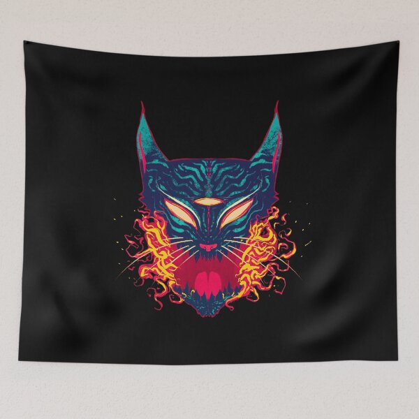 Item preview, FLAMES CAT designed and sold by RakkaArts.