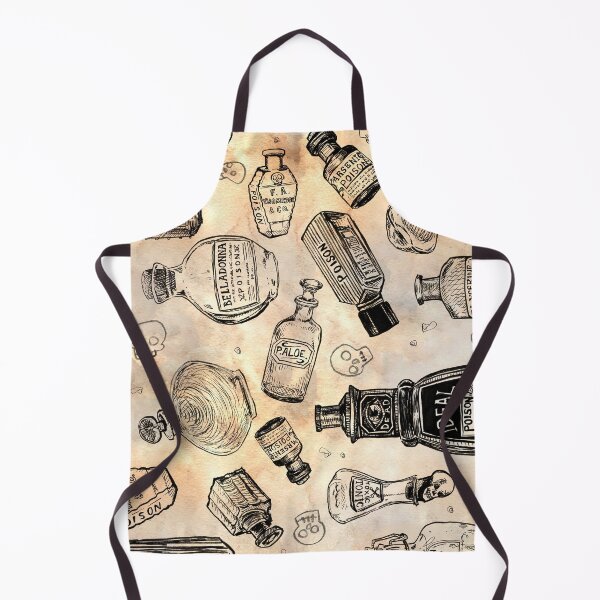 Item preview, Scattered Tea Stained Poison Bottles designed and sold by Poison-Antidote.