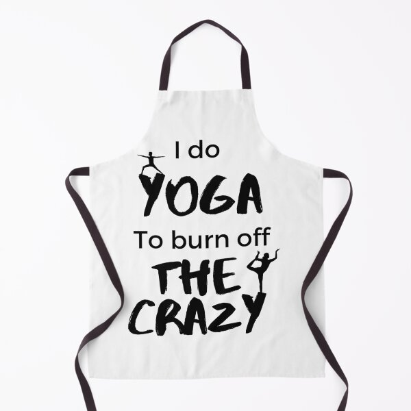 Item preview, I do Yoga to Burn Off the Crazy designed and sold by travelnerd.