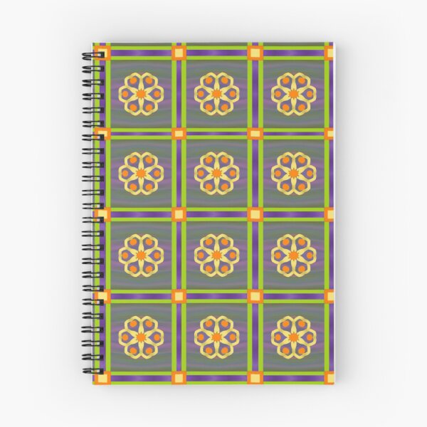 Item preview, Floral Multicolored Pattern with Squares designed and sold by Sendreka.