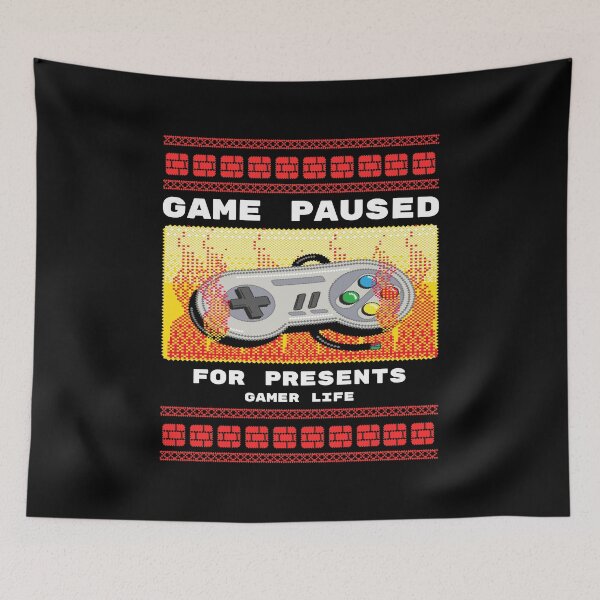 Item preview, GAME PAUSED FOR PRESENTS designed and sold by Luvjesus2.