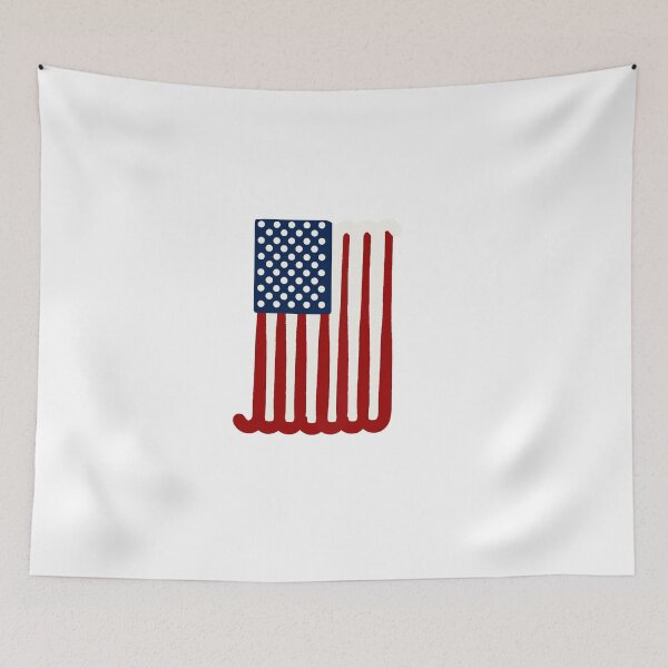 Item preview, Field Hockey USA Flag designed and sold by Noah357.