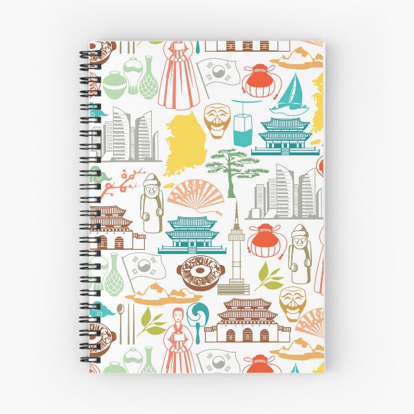 Item preview, Korean history and culture illustration pattern design designed and sold by K-LetterCo.