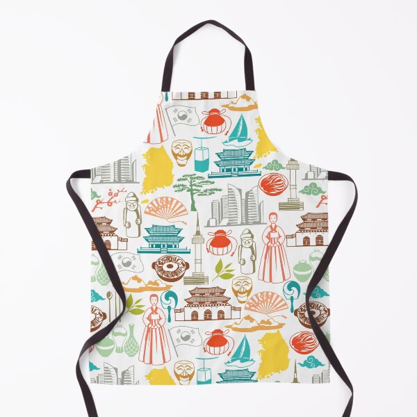 Item preview, Korean history and culture illustration pattern design designed and sold by K-LetterCo.