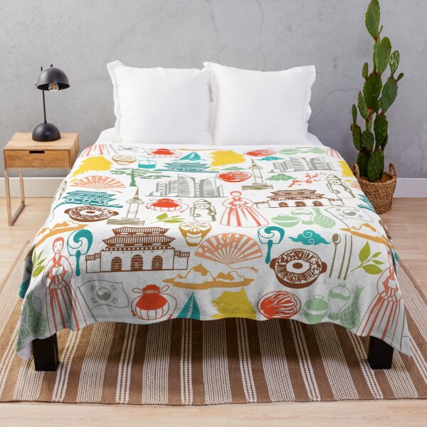 Item preview, Korean history and culture illustration pattern design designed and sold by K-LetterCo.