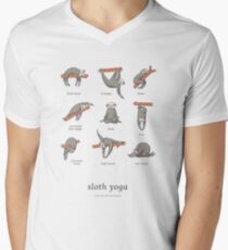 Sloth Yoga - The Definitive Guide Men's V-Neck T-Shirt