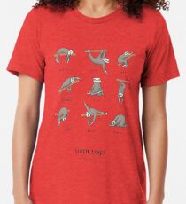 Sloth Yoga - The Definitive Guide Tri-blend T-Shirt