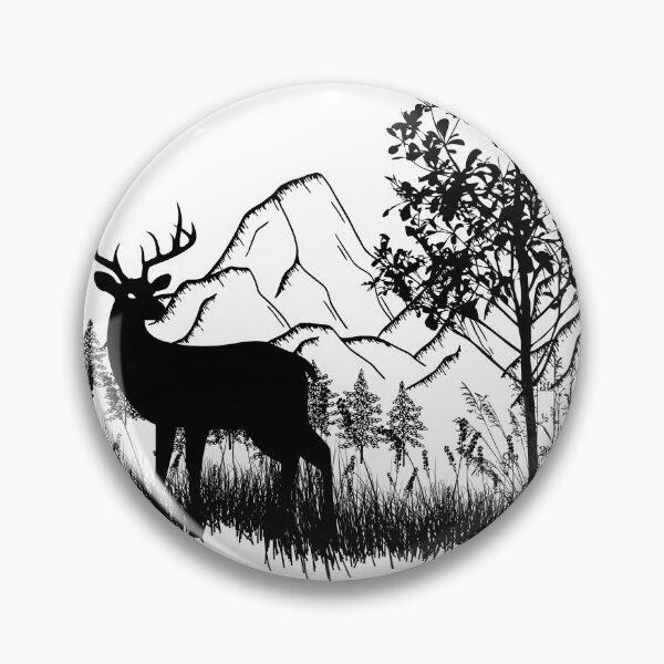 Item preview, Deer in the Mountains designed and sold by jonnyglobal.