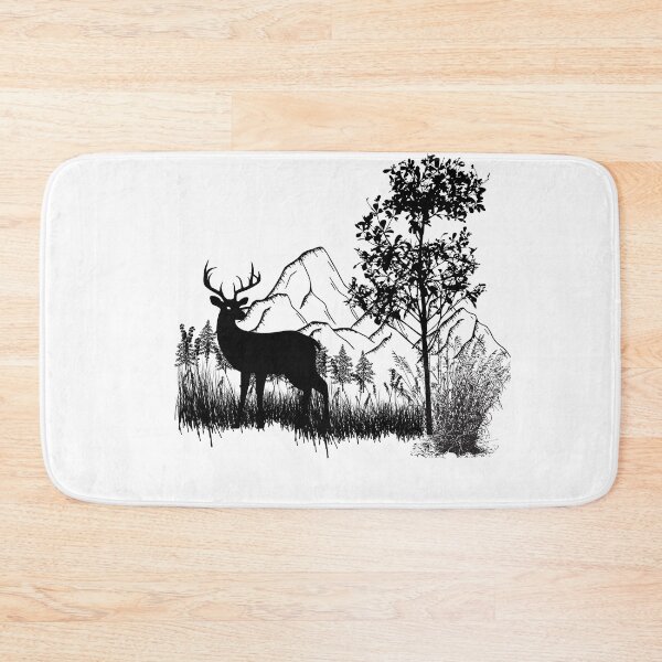 Item preview, Deer in the Mountains designed and sold by jonnyglobal.