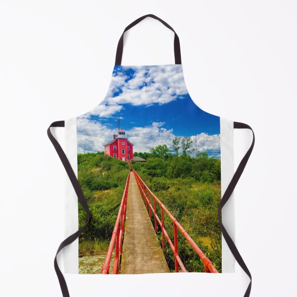 Item preview, Marquette Lower Harbor Lighthouse Catwalk designed and sold by Brett Perucco.