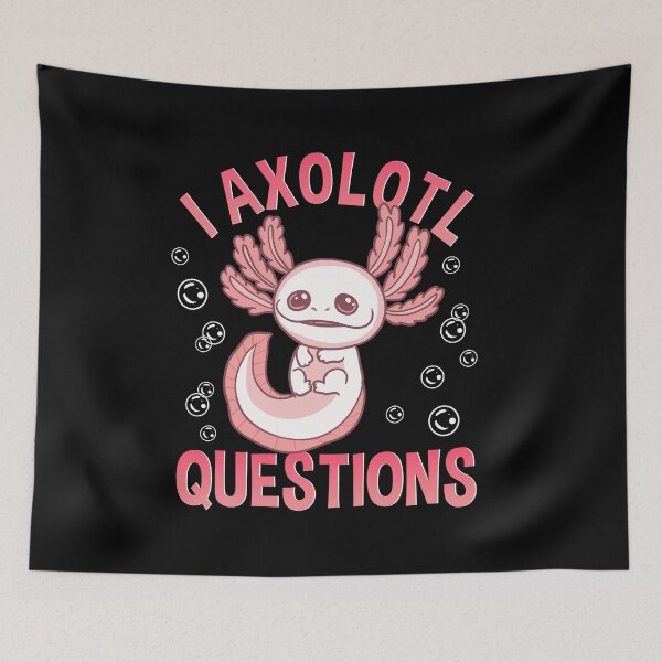 Item preview, Cute & Funny I Axolotl Questions Walking Fish designed and sold by perfectpresents.