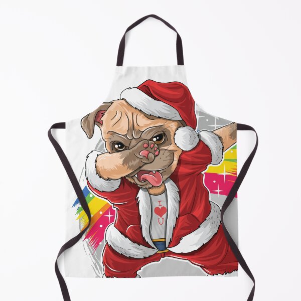 Item preview, Christmas pug dog dabbing dance designed and sold by Brendsy.