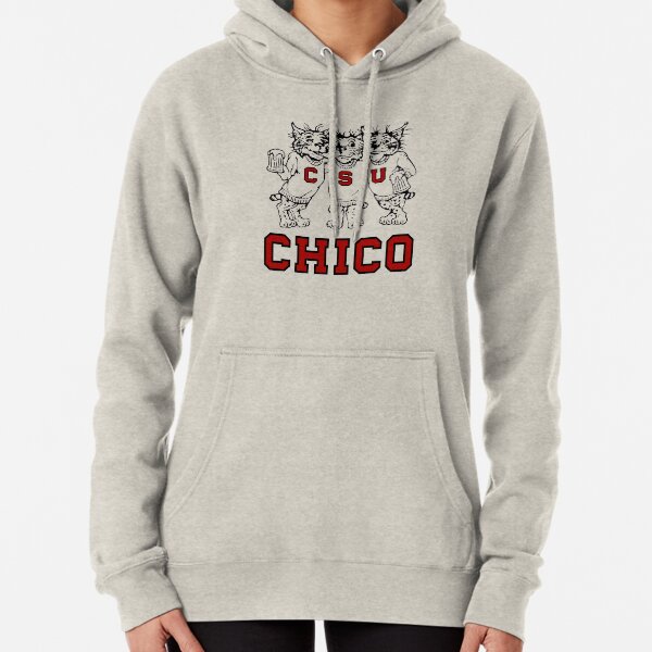 Chico State Vintage Drinking Wildcats Logo From The 1970's / 1980's Pullover Hoodie