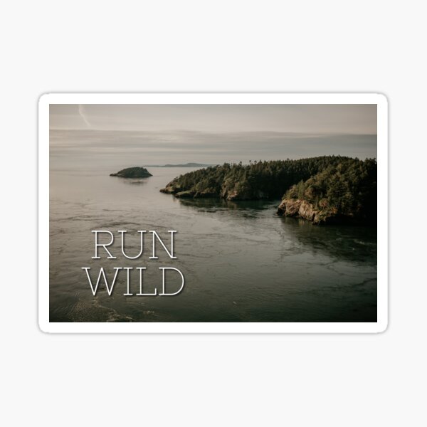 Run Wild | Northwestern Sea Sticker