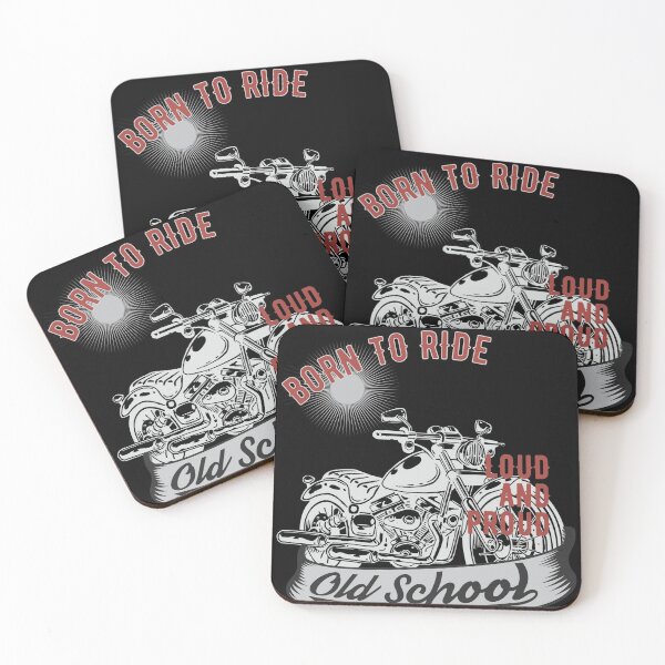 Item preview, Born To Ride Loud And Proud Old School designed and sold by DELMEO.