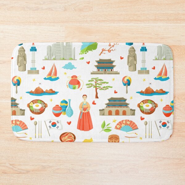 Item preview, Korean history and culture illustration pattern design V2 designed and sold by K-LetterCo.