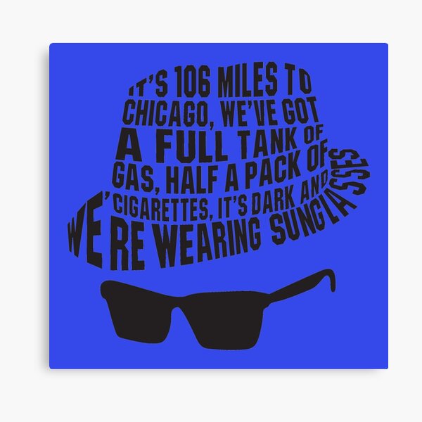 The Blues Brothers Canvas Prints Redbubble