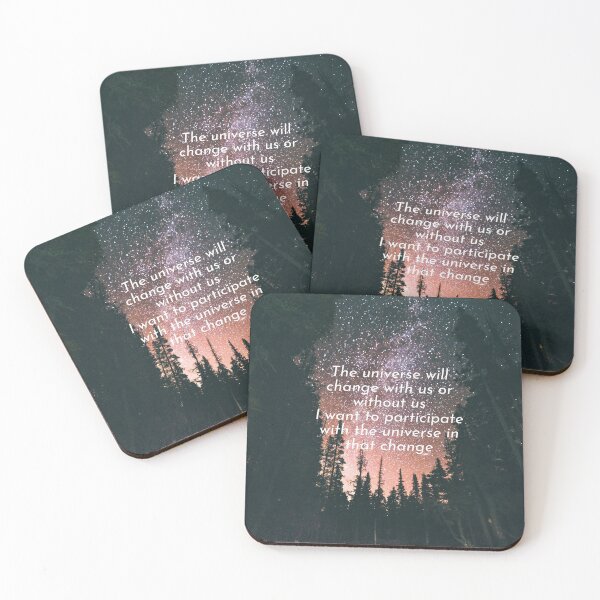 Item preview, The Universe Will Change With Us Or Without Us designed and sold by AngieFadel.