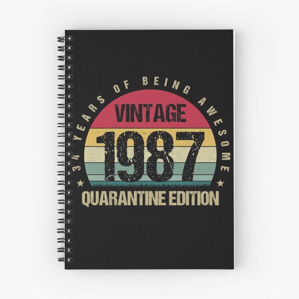 Item preview, Vintage 34th Limited Edition 1987 Quarantine Edition Birthday Gift designed and sold by Alexandra Schowalter.