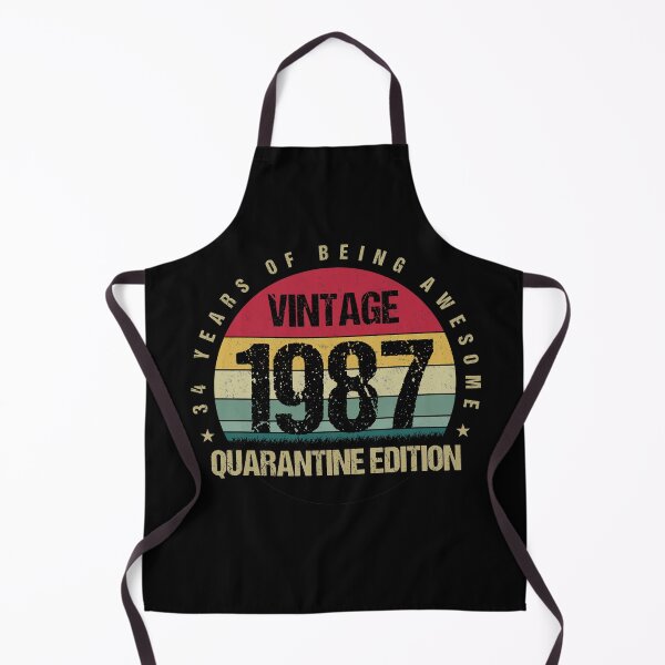 Item preview, Vintage 34th Limited Edition 1987 Quarantine Edition Birthday Gift designed and sold by Alexandra Schowalter.